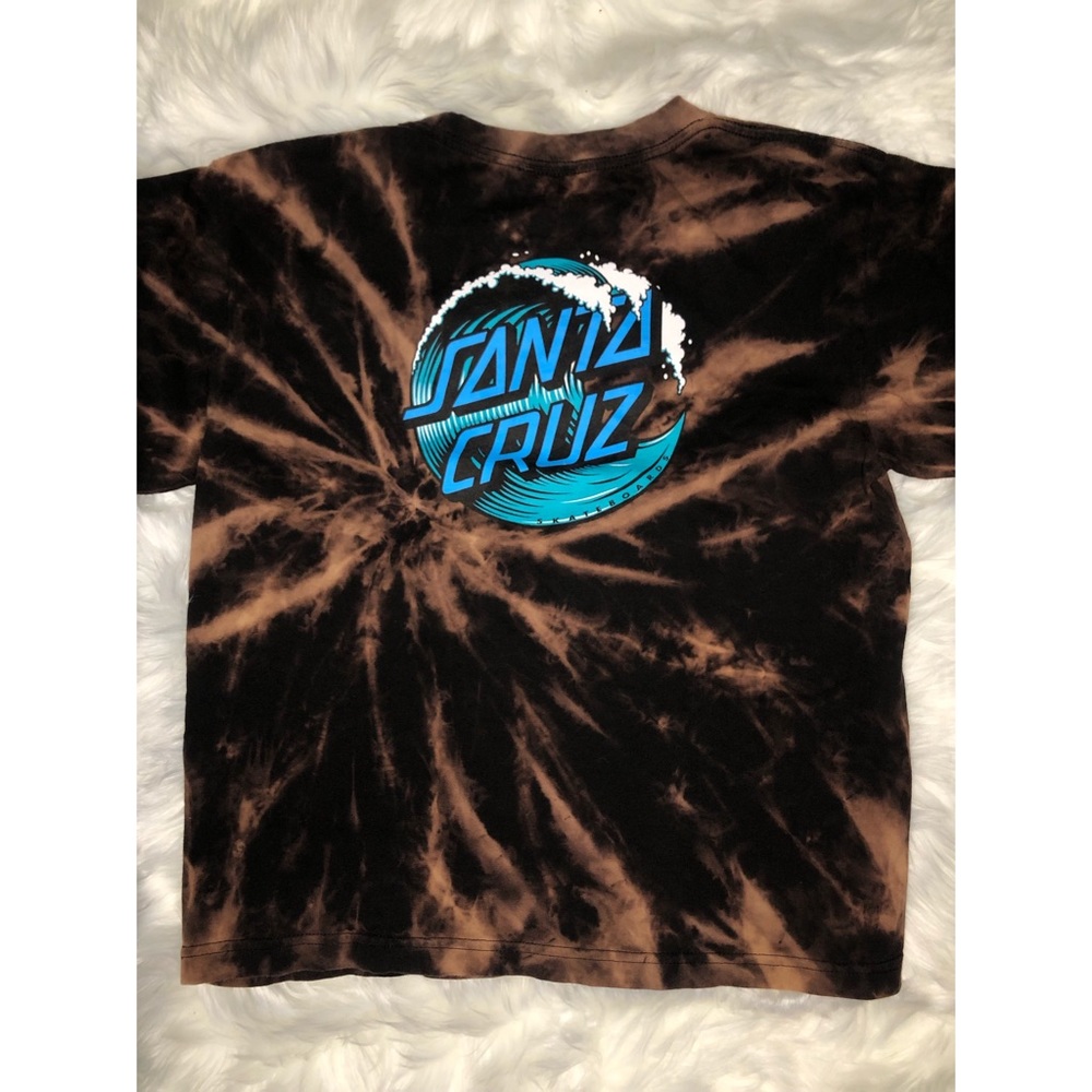 Santa Cruz Skateboards reverse tie dye tee